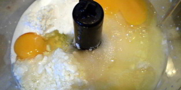 творожный пирог с абрикосами