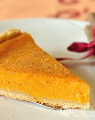 Тыквенный пирог со сгущенкой