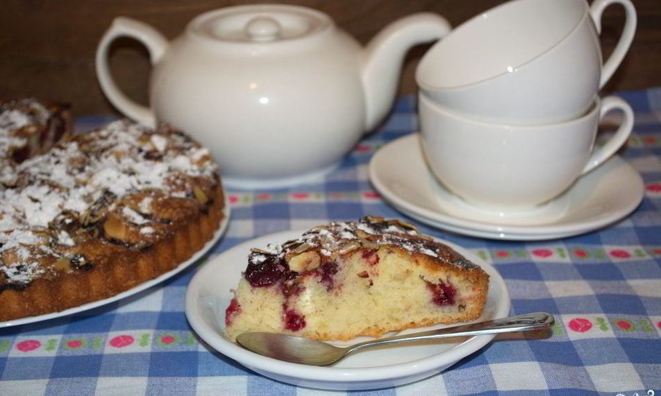 Рецепт вишневый пирог из замороженной вишни