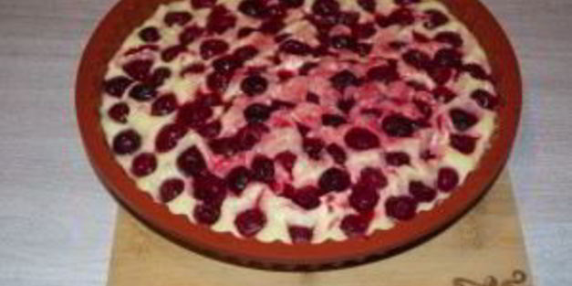 вишневый пирог из замороженной вишни