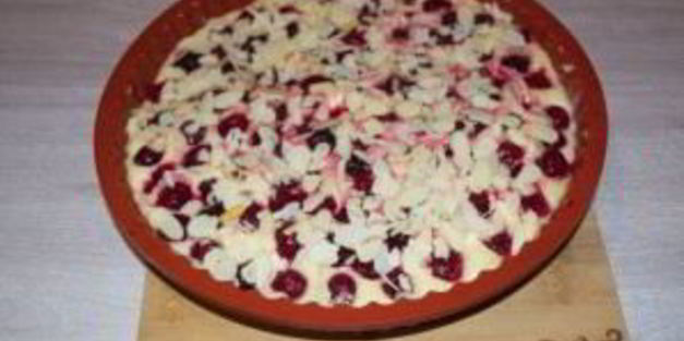 вишневый пирог из замороженной вишни