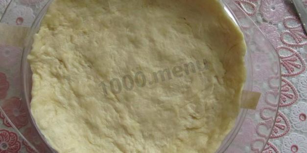 яблочно-банановый пирог на сметане со штрейзелем