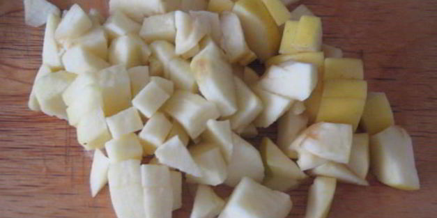 яблочно-банановый пирог