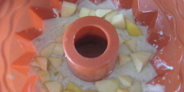 яблочно-банановый пирог