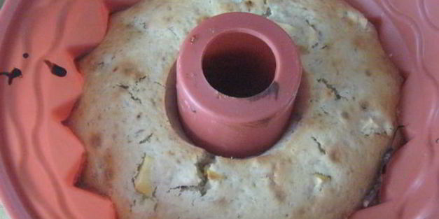 яблочно-банановый пирог