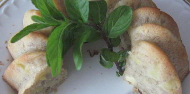 яблочно-банановый пирог