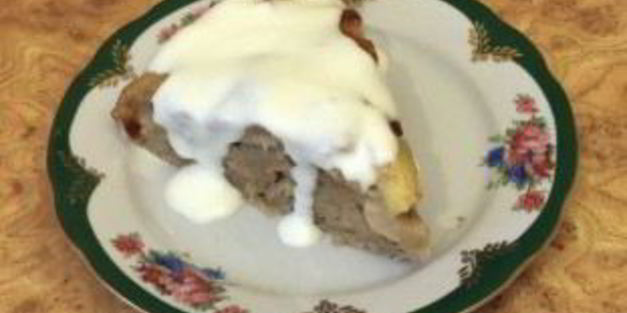 яблочный пирог из теста на кефире