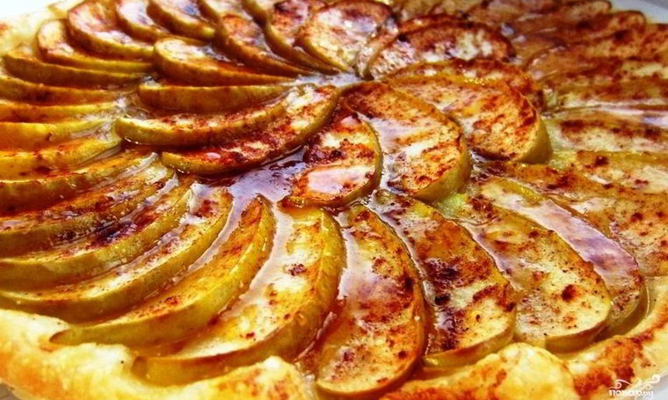 Рецепт яблочный пирог с абрикосовым джемом