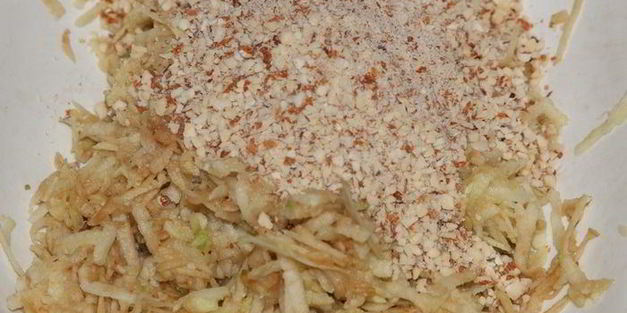 яблочный пирог с белым шоколадом