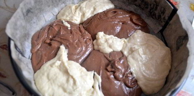 яблочный пирог с нутеллой