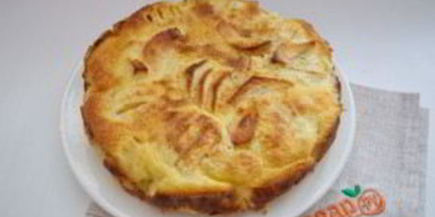 яблочный пирог с вкуснейшей заливкой
