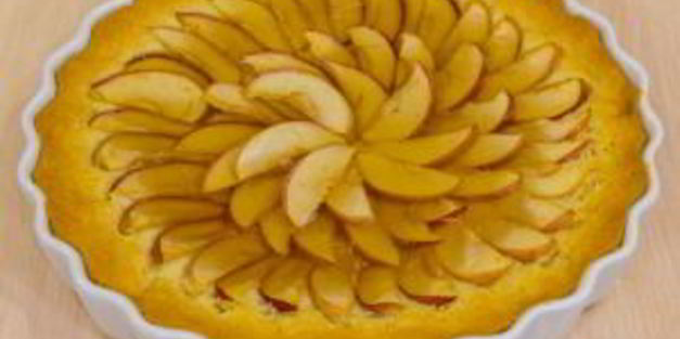 яблочный пирог с яблочным желе