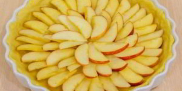 яблочный пирог с яблочным желе