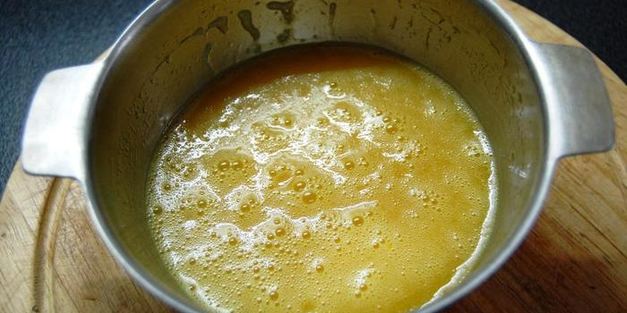 яблочный пирог со сливочной заливкой