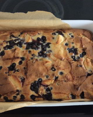 Яблочный пирог в нежном сметанном креме