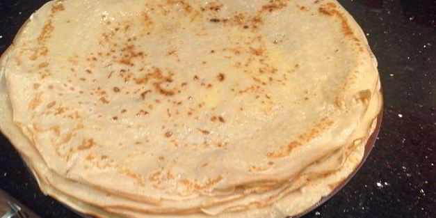 закусочный блинный пирог