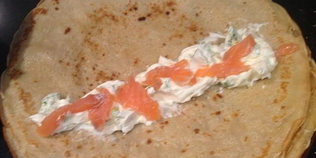 закусочный блинный пирог