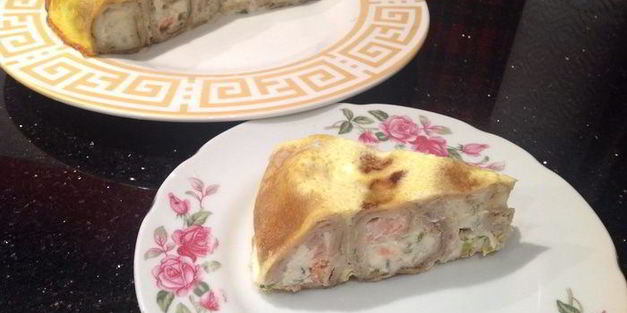 закусочный блинный пирог