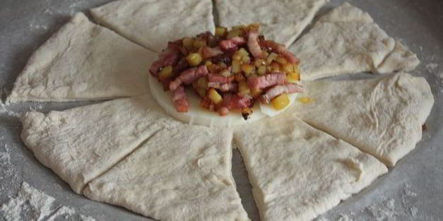 закусочный пирог с сыром