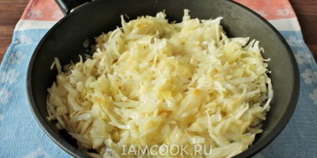 быстрые пирожки с капустой