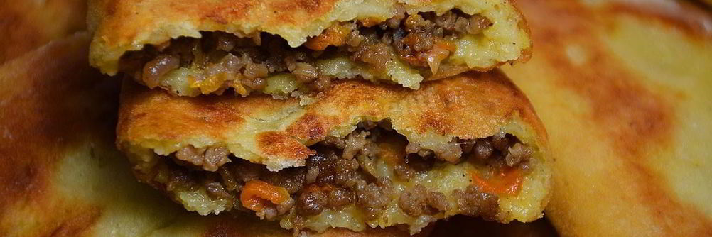 Картофельные пирожки с фаршем