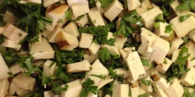 хрустящие пирожки с сыром тофу