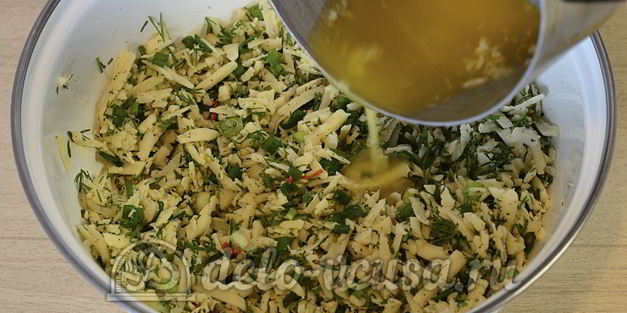 кутабы с сыром и зеленью