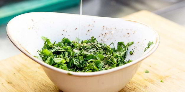 кутабы с зеленью