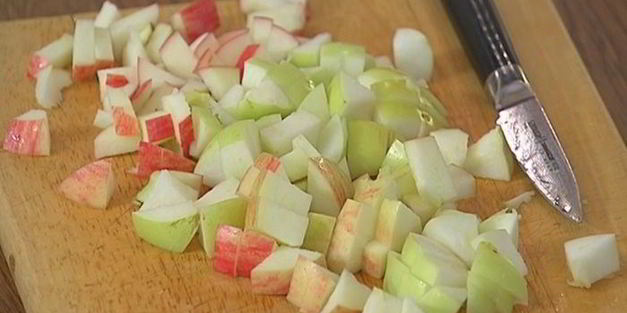 мини-пирожки с яблоками