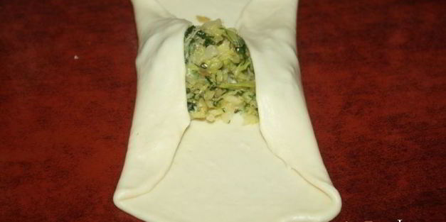 молдавские постные пирожки с капустой вэрзаре