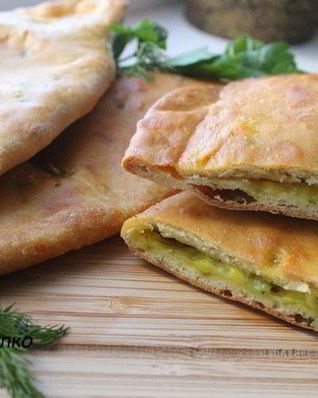 Печеные пирожки-лепешки