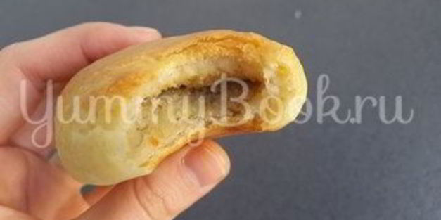 пирожки дрожжевые с картофелем и печенью