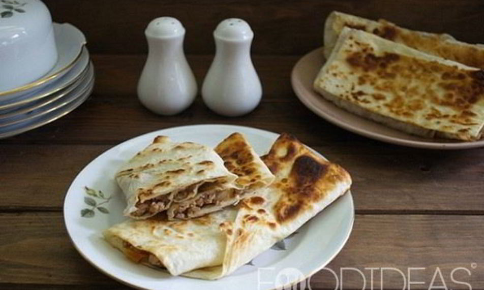 Рецепт пирожки из лаваша с мясом в духовке