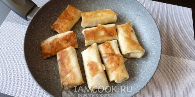 пирожки из лаваша с творогом