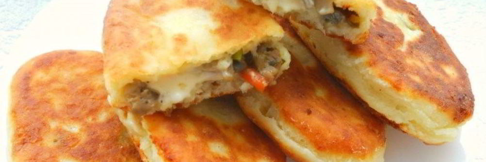 Пирожки из творожного теста