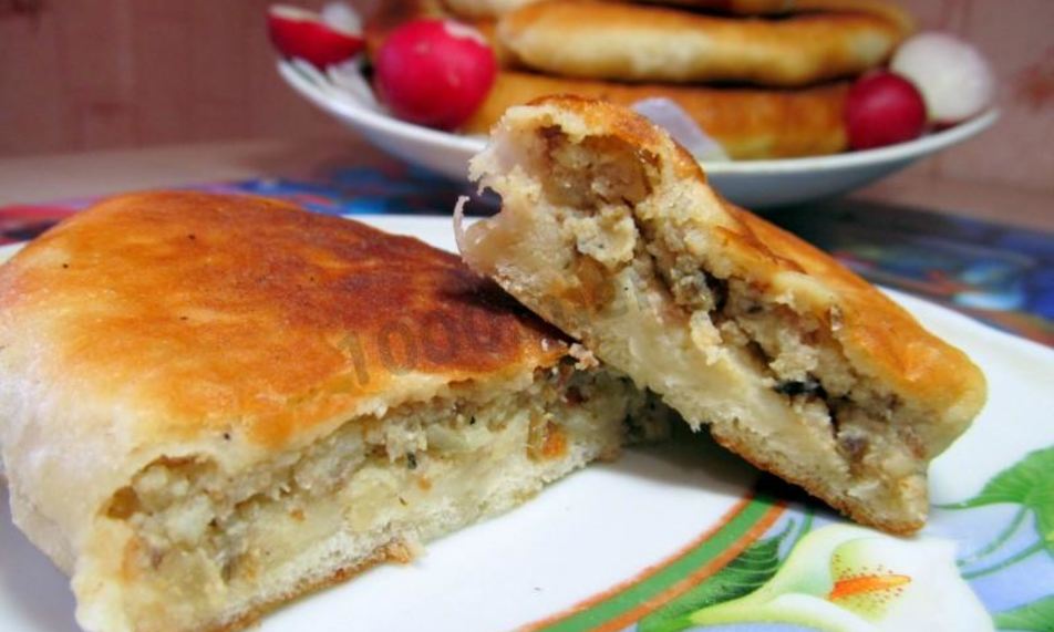 Рецепт пирожки на кефире и дрожжах