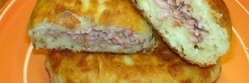 Пирожки на кефире жареные