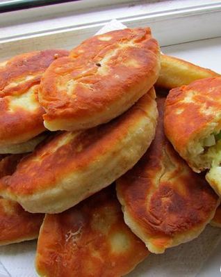 Пирожки на сметанно-кефирном тесте