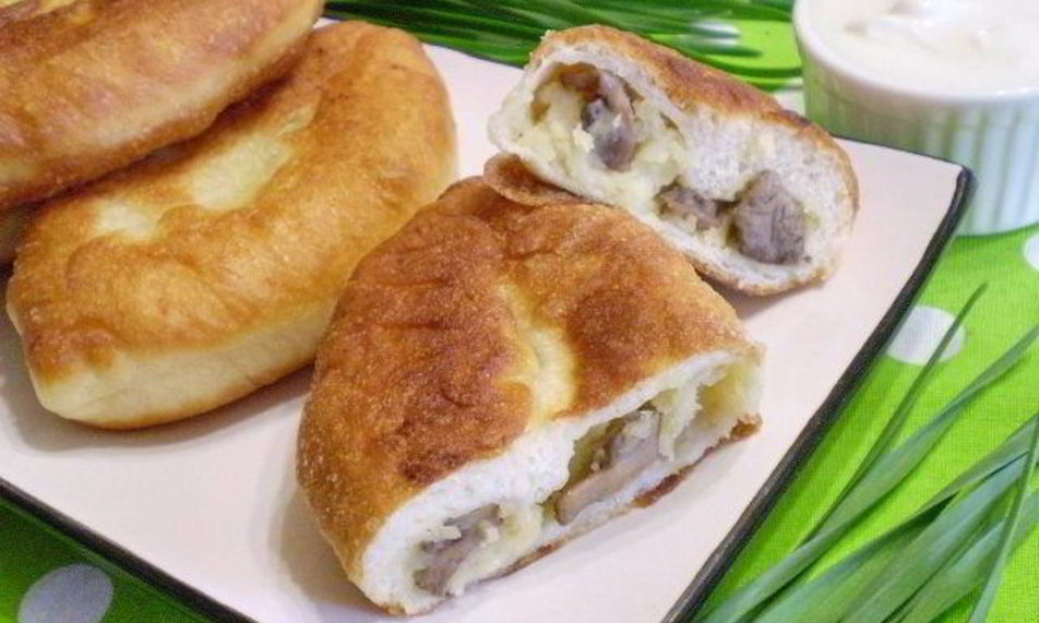 Рецепт пирожки постные с грибами
