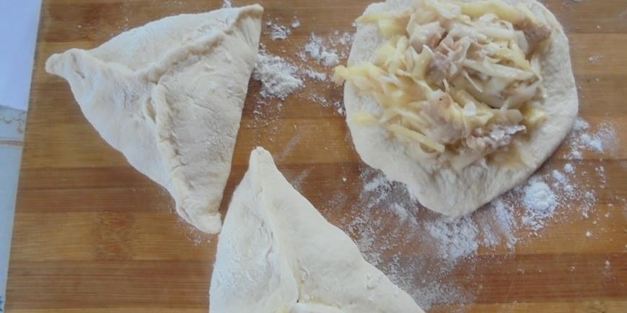пирожки с картофелем и мясом