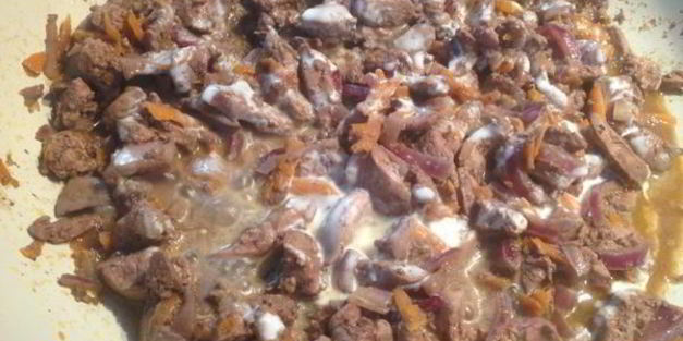 пирожки с куриной печенью