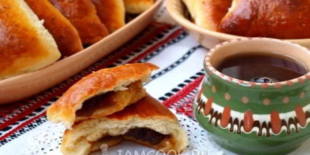 пирожки с повидлом на кефире