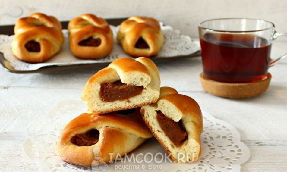 Рецепт пирожки с сушеными яблоками