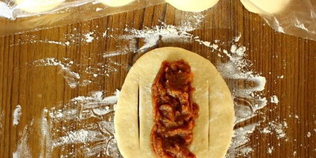 пирожки с сушеными яблоками