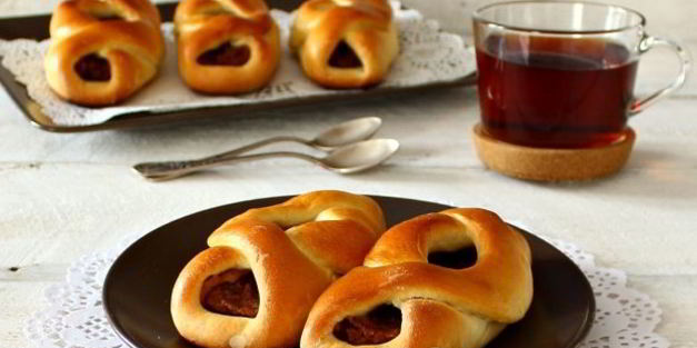 пирожки с сушеными яблоками