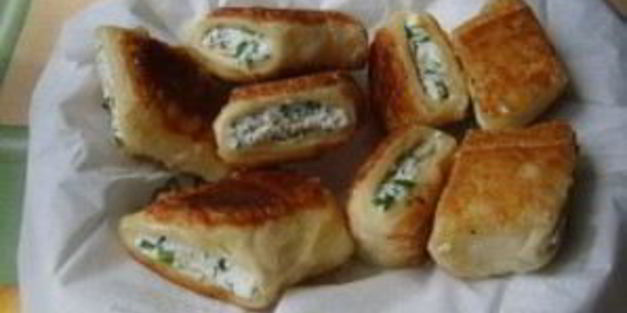 пирожки с творогом на сковороде