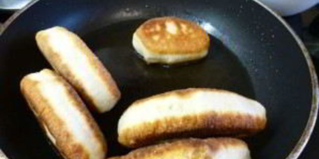 пирожки за 5 минут на сковороде