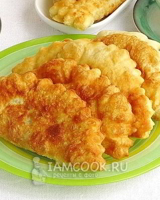 Пирожки жареные с опятами