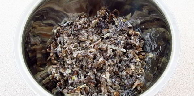 пирожки жареные с опятами