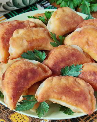 Постные пирожки с фасолью